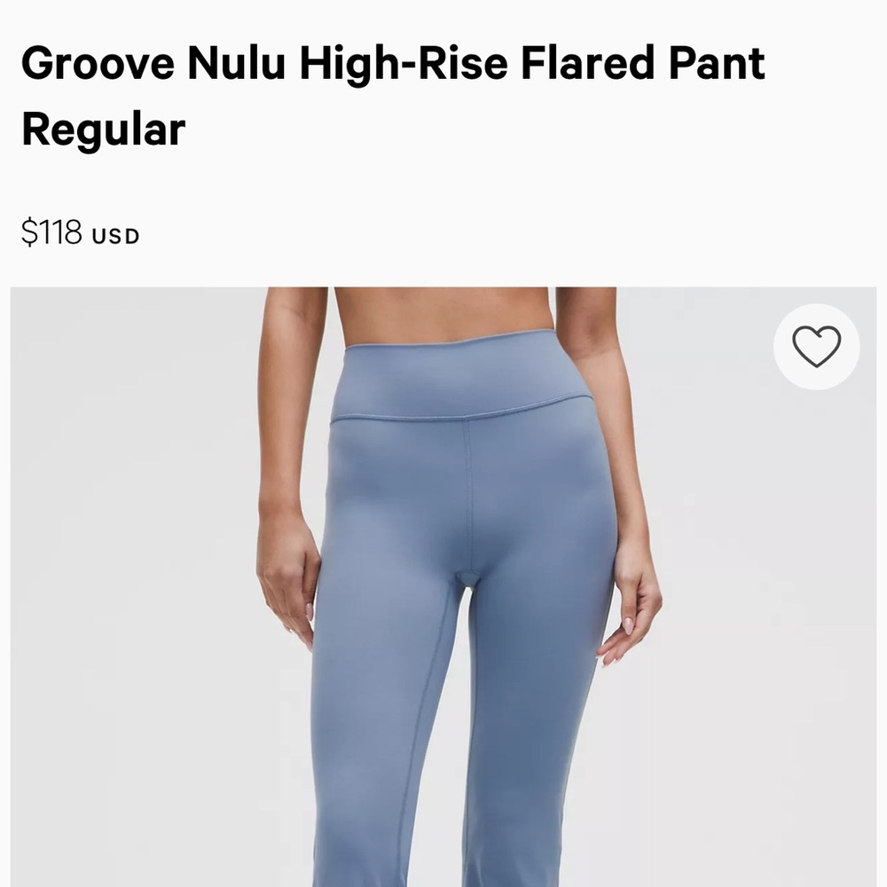 Lululemon Groove Nulu High Rise Flared Pants